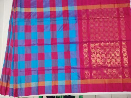 SOFT SILK SAREE WITH BLOUSE